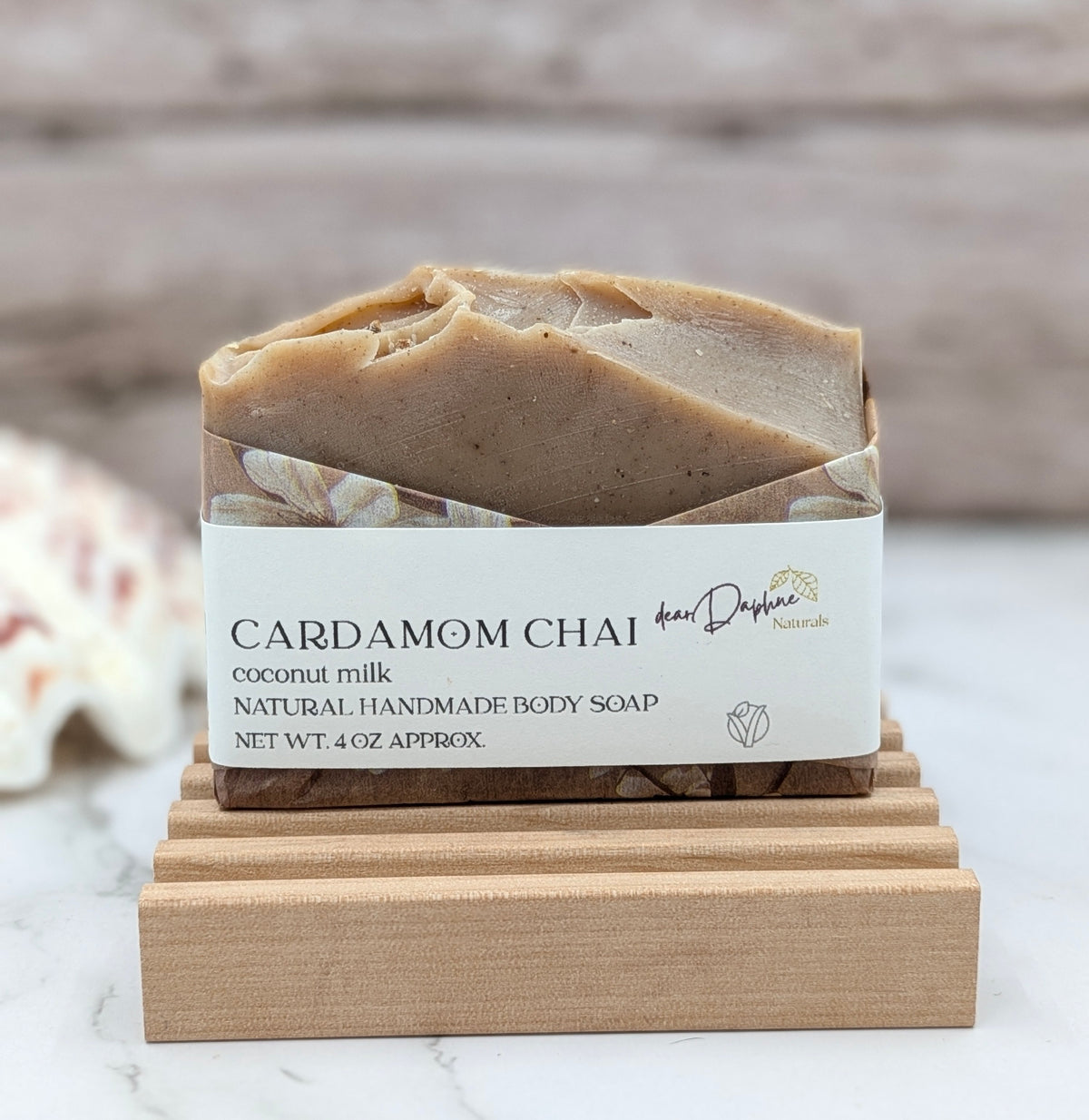 Cardamom Chai Handmade Soap - with Cardamom essential oil, Vegan