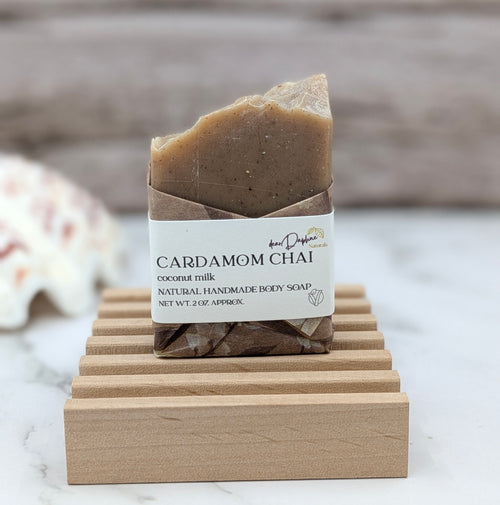 Cardamom Chai Handmade Soap - with Cardamom essential oil, Vegan