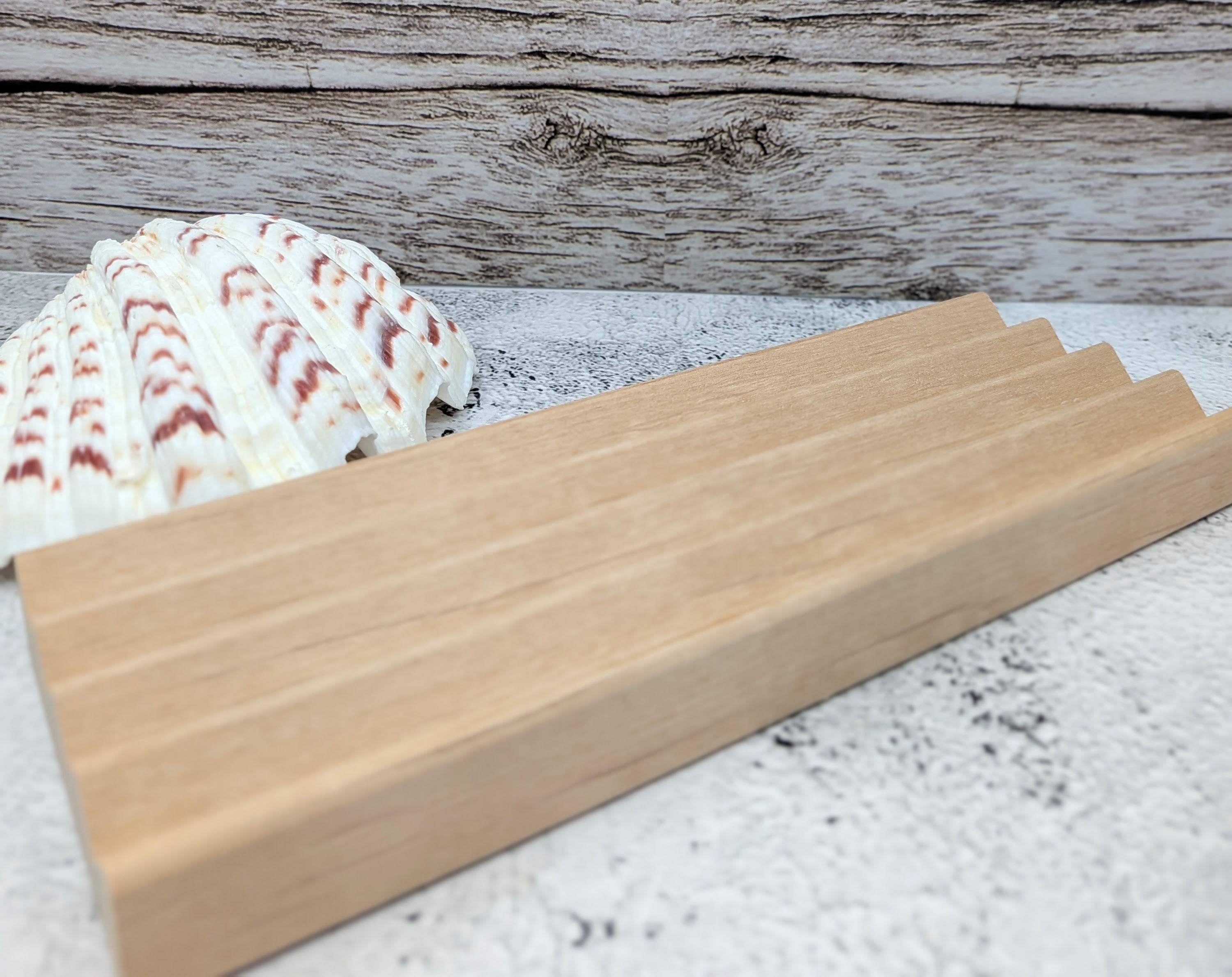 8" Soap Dish - Natural Red Alder Wood