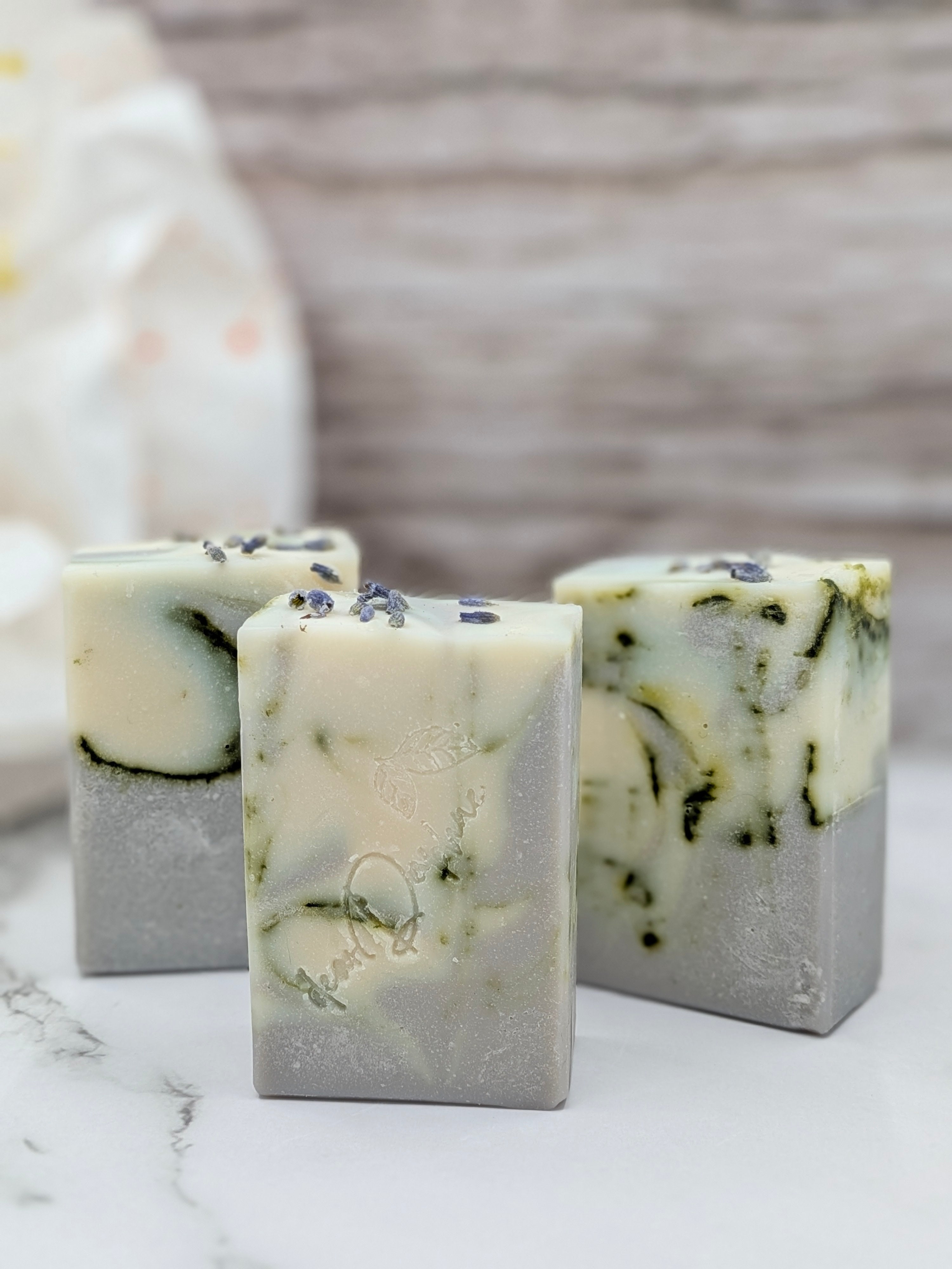 GOAT KEFIR & MEADOW Handmade Tallow Soap - Lavender, Bergamot, & Frankincense; 2 sizes