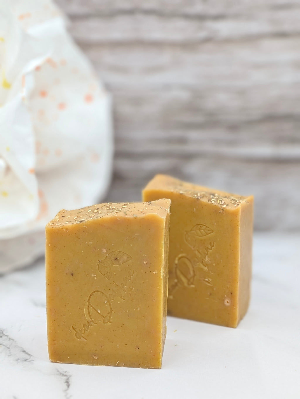 Golden Roots Handmade Tallow Soap - with ginger, turmeric, & lemongrass; 2 sizes
