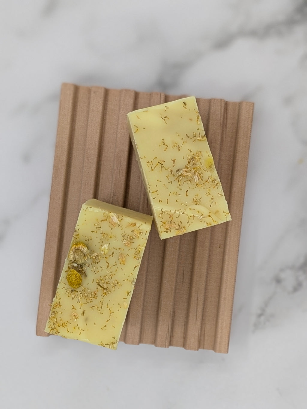 Chamomile Goat Milk Kefir Handmade Soap - chamomile oil, honey