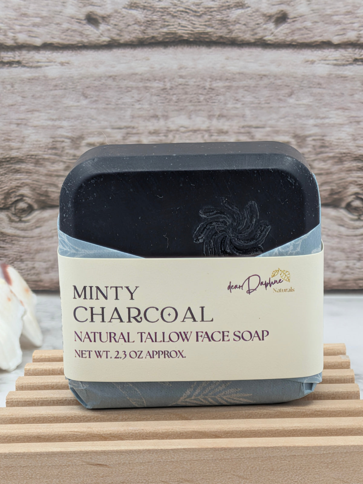 Minty Charcoal Tallow Face Soap