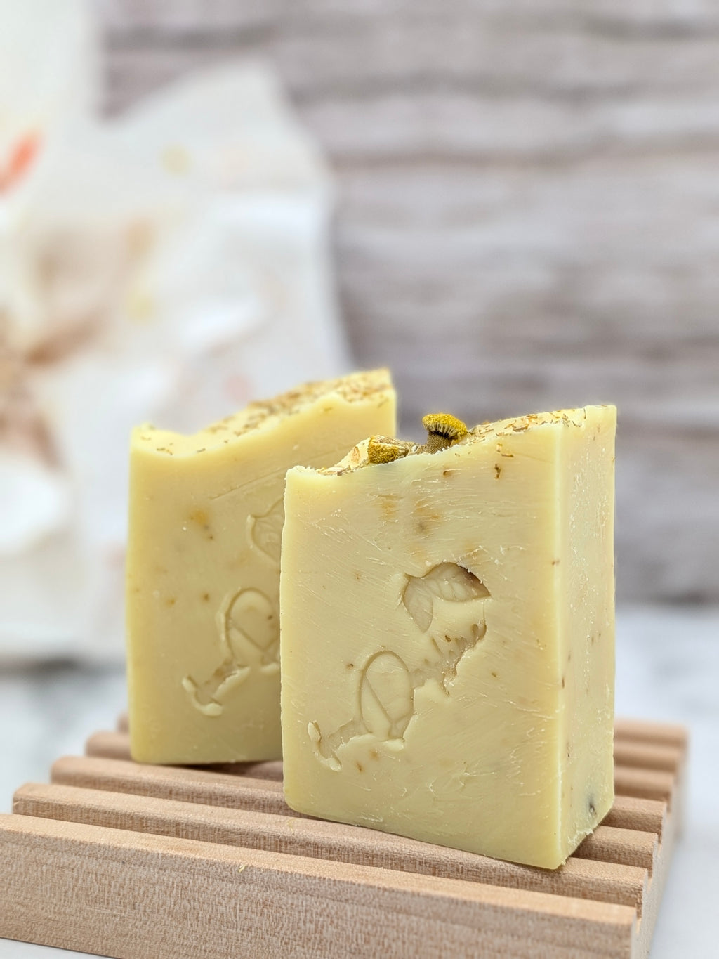 Chamomile Goat Milk Kefir Handmade Soap - chamomile oil, honey
