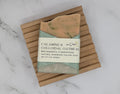Small 3"x3" Natural Red Alder Wood Soap Dish