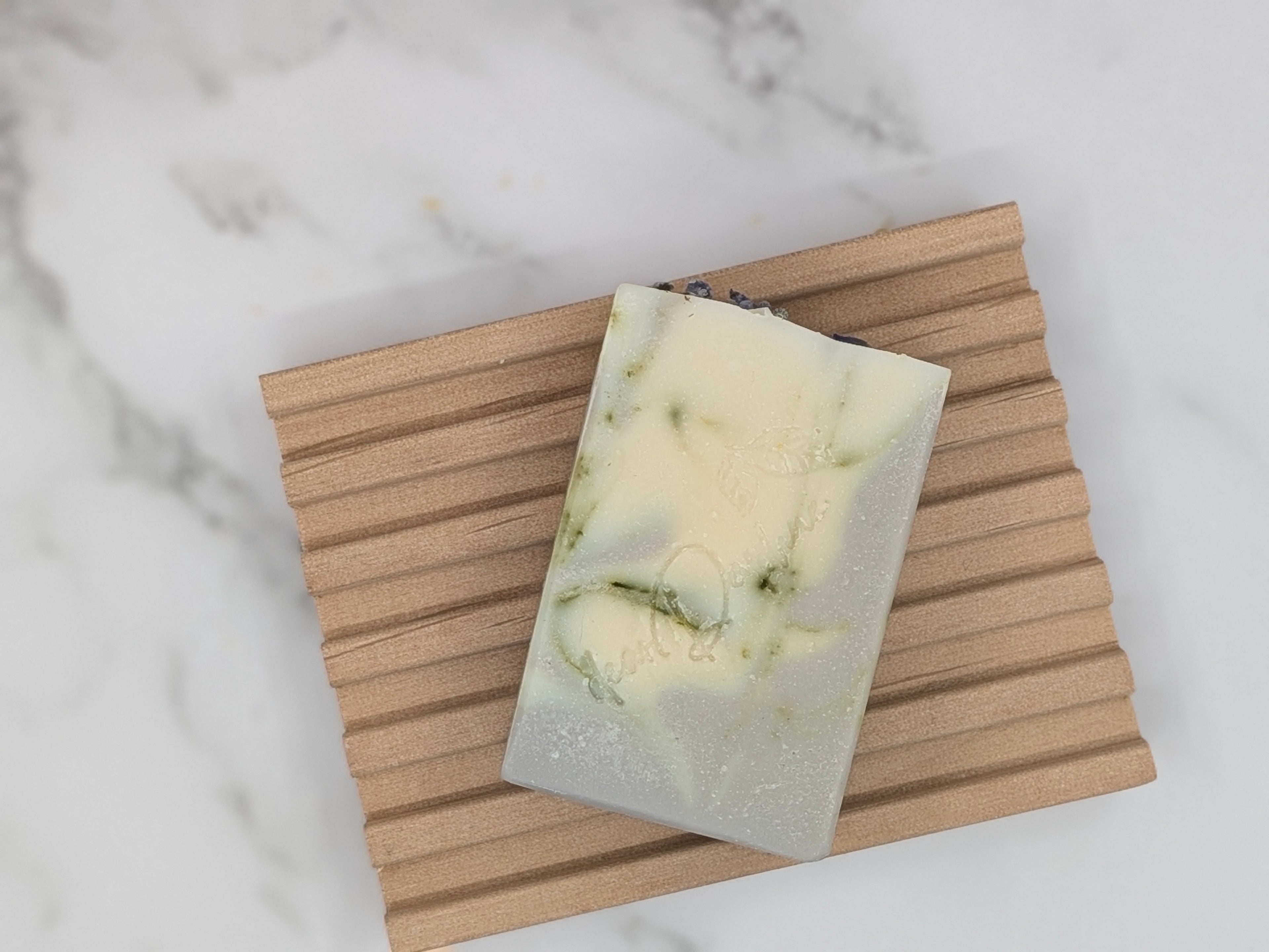 GOAT KEFIR & MEADOW Handmade Tallow Soap - Lavender, Bergamot, & Frankincense; 2 sizes